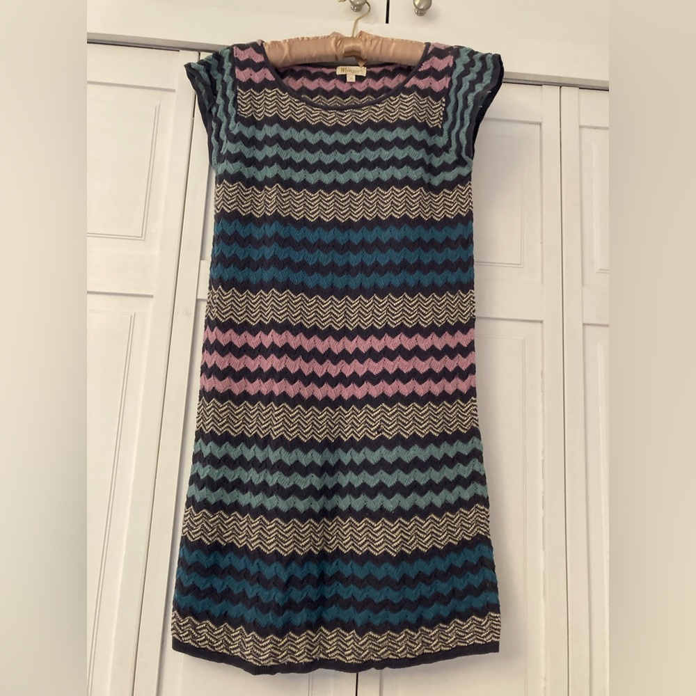 Monsoon crochet-look dress